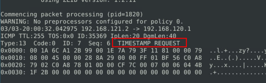 Network Configuration Screenshot