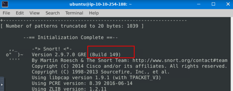 Network Configuration Screenshot