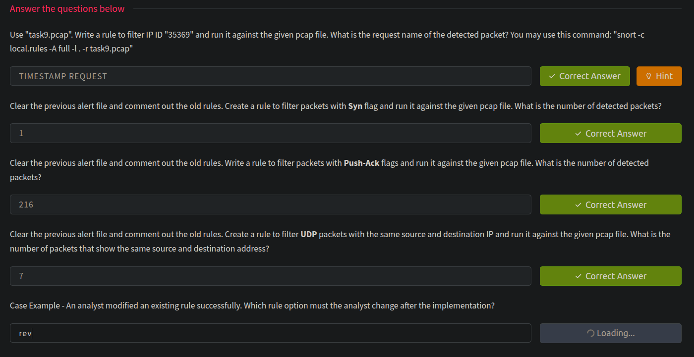 Network Configuration Screenshot