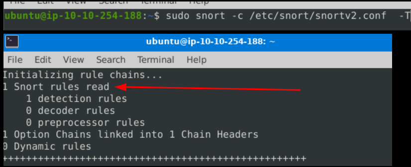 Network Configuration Screenshot