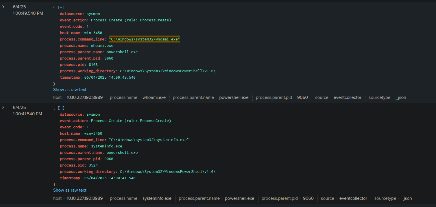 Splunk AD Server Logs Screenshot 0