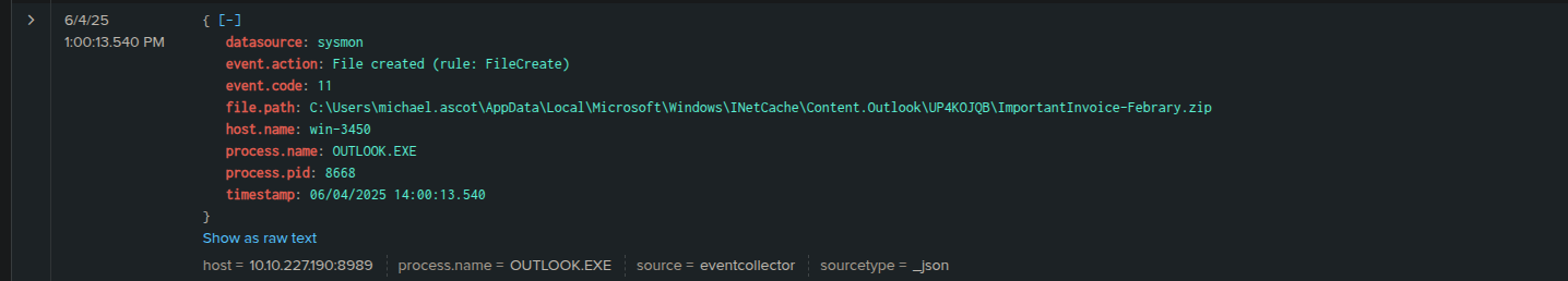 Splunk AD Server Logs Screenshot 0